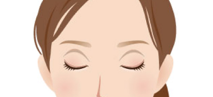 上まぶたのくぼみ